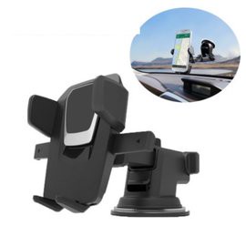 【超取免運】JCC YC-032 二代汽車儀表台手機支架 車用導航兩節伸縮吸盤式懶人夾架 導航支架 210°玻璃兩用吸附