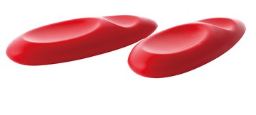 sillymann 矽膠匙筷架 WSK315 紅色  2個