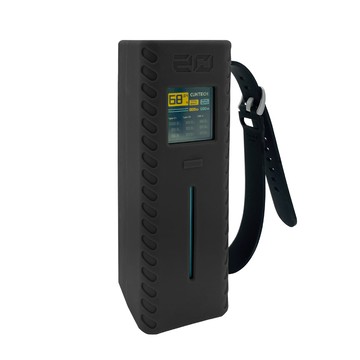 〔佳美能〕CUKTECH 酷態科 P23 20號 行動電源 矽膠保護套 線材收納 - 黑色