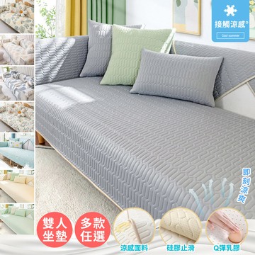 【HOMEMAX】雙人沙發墊70X150公分_乳膠舒適透氣防滑沙發墊(多款任選)