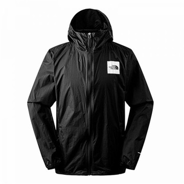 The North Face M ELBIO UPF WIND JACKET-AP-男風衣外套-黑-NF0A7WDQJK3