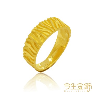 今生金飾－深刻記憶男戒(黃金對戒)