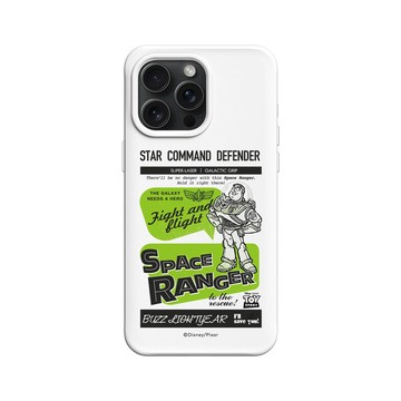 iPhone 15 Pro Max SolidX 白 - 迪士尼-玩具總動員 Toy Story - 巴斯光年-美式風格