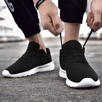 【雲渡小鋪】男鞋夏季運動鞋2024超輕網面鞋跑步鞋大碼透氣軟底休閑徒步鞋