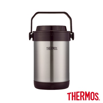 【THERMOS膳魔師】 不鏽鋼真空燜燒提鍋1500ml_黑咖啡色(RPF-20-BKC)