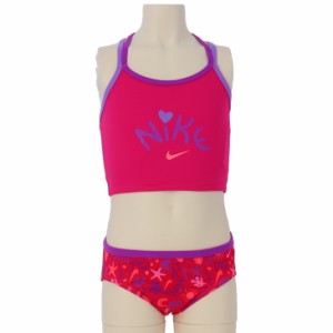 スイムウェア キッズ セパレート水着 女の子 130 160cm ナイキ Nike 子供用 タンキニ 子ども 女児 かわいい ピンク系 プール 海水浴 ビー 通販 Lineポイント最大1 0 Get Lineショッピング