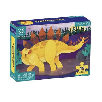 mudpuppy 迷你拼圖 劍龍 Set  48片  1盒