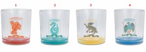 一番くじ WIZARDING WORLD　D賞 カラーボトムグラス　全4種　単品販売　ハリーポッター　HalleyPotter　ハリー・ポッター