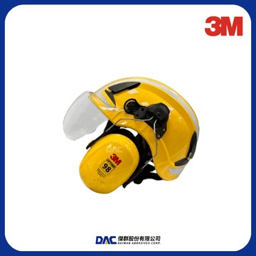 3M 短面罩、聽力防護組合 (耳罩、短面罩)(不含安全帽) 【傑群工業補給站】