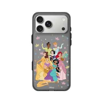 iPhone 17 Pro Max Clear (相機按鈕) 酷墨灰 - 迪士尼-公主系列 Disney Princess - 迪士尼公主 - 公主角色集合