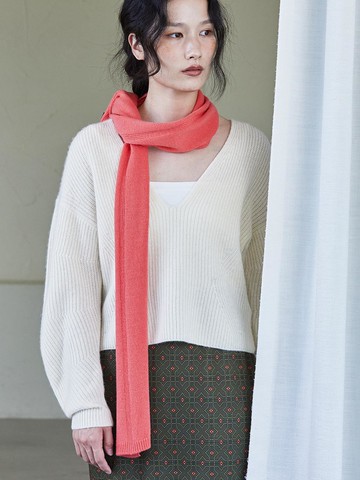 Cashmere Daily Muffler [Pink Pink] (KMM-PINK PINK)