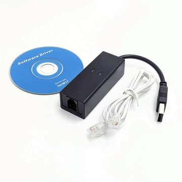 [4玉山網少量現貨] 56K USB 數據線 Fax MODEM 電腦外接傳真數據機 網路傳真數據盒 傳真機 適 win 11 win10 win8 win7 (569290_I301) OO7