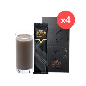 黑寶食 沖泡穀蔬飲隨身包25g(精品長包) 4盒(7包/盒)