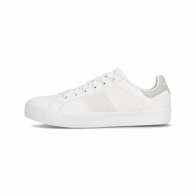 【新品タグ付】SKECHERS MASTER GLAM軽量白✕ピンク24.5