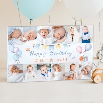 週歲相框 一歲生日佈置 12月相框 birthday decoration 寶寶生日
