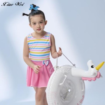 【SARBIS 沙兒斯品牌】女童連身裙泳裝NO.B8823258