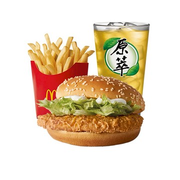 【麥當勞】麥香鷄+薯條(中)+無糖綠茶(中) 好禮即享券