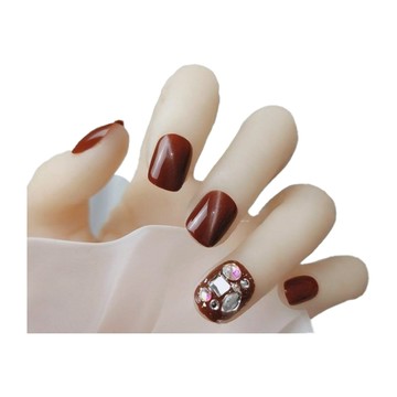 Paula's Nail 寶拉美甲 小甲型鑽飾美甲貼片  AP69192  1入