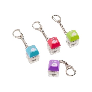 鍵盤鑰匙扣吊飾-發光款(顏色隨機出貨)