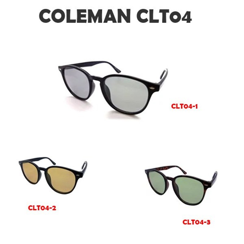 COLEMAN コールマン CLT04-1 CLT04-2 CLT04-3 偏光 サングラス 男女兼用 おしゃれ 薄い色 人気 通販  LINEポイント最大0.5%GET | LINEショッピング