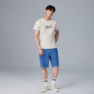 Lee 男款 903 涼感牛仔短褲 Jade | Modern & Cooling