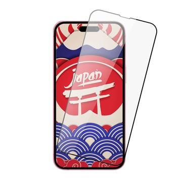 iPhone 16 Pro Max 貼 AGC日本玻璃 保護貼 【AGC日本玻璃】 IPhone 16 PRO MAX 保護貼 保護膜 黑框全覆蓋 旭硝子鋼化玻璃膜