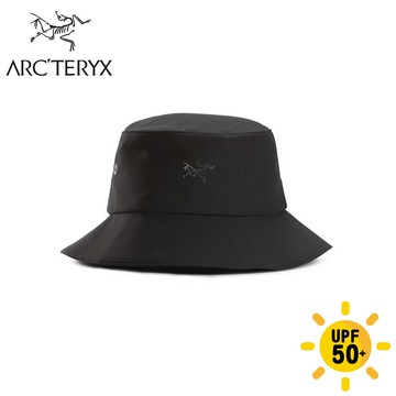 arc'teryx 始祖鳥 sinsolo 抗uv遮陽帽黑29087/漁夫帽/防曬帽/休閒帽/運
