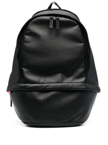 Diesel - Rave leather backpack - unisex - Sheepskin/Polyester - One Size - Black