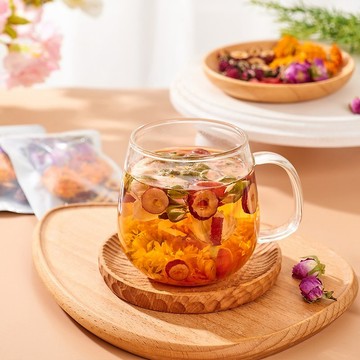 三花養顏花茶 (8包/袋) - 玫瑰花 金邊玫瑰 金盞花 養顏美容 排毒