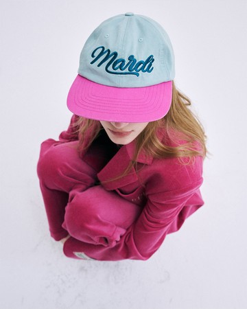 MARDI MERCREDI 雙色復古棒球帽 薄荷綠 紫紅 草寫LOGO 可調式 CAP MARDI VINTAGE LOGO TWO TONE