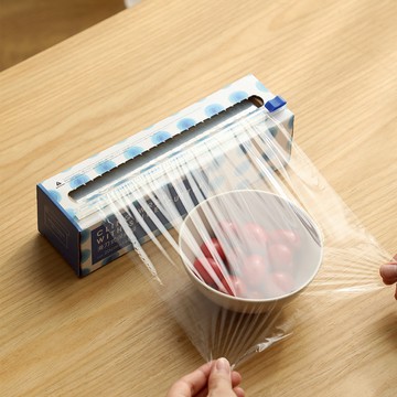 日本 霜山 短款安全滑刀式PE保鮮膜(150M)-3入