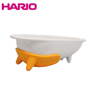 《HARIO》長嘴犬芒果黃專用磁碗150ml PTSC-LMY