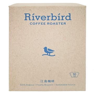 Riverbird 江鳥咖啡 長愛 濾掛式咖啡 核果/堅果/巧克力風味  10g  10包  1盒