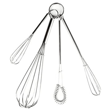 FOX RUN 迷你打蛋器 4件組  1套  銀色