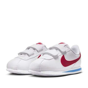 NIKE 運動鞋 童鞋 中童 兒童 魔鬼氈 CORTEZ PSV 白黑藍 IQ7636-101