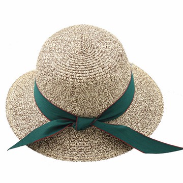 草帽女夏季薄款遮陽防曬太陽帽子新款沙灘漁夫帽編織涼帽海邊