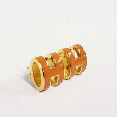HERMÈSエルメス Hロゴ ポップアッシュピアス ゴールド×オレンジ 美品 楽天市場】HERMES エルメス ピアス ポップアッシュ POP H