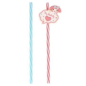 【震撼精品百貨】My Melody 美樂蒂 造型PP吸管組(一組2隻入) 震撼日式精品百貨