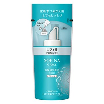 SOFINA GRACE Highly Moisturizing Lotion for Whitening, Very Moisturizing, Refill (Refill) 130ml (Qua