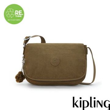 Kipling 卡其綠輕巧側背包-EARTHBEAT S