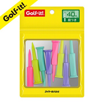 『百貨屋二號』日本原裝進口 LITE 高爾夫球TEE球托球釘球梯70mm段高40mm限位TEE