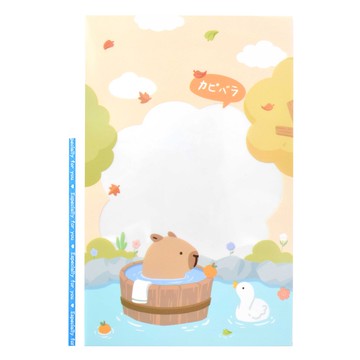 卡皮胖拉平口禮物袋5入(M)-泡澡