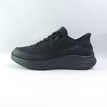 SKECHERS 108320WBLK 女工作鞋 Contour Foam SR 寬楦 瞬穿 黑【iSport愛運動】