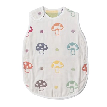 蘑菇六層紗防踢背心-嬰童