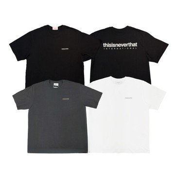 Thisisneverthat INTL. Logo 短T 黑/深灰/白 TN261TTSST01