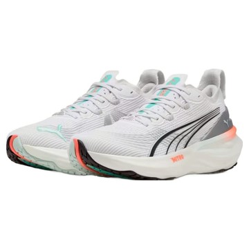 PUMA 男女款 ForeverRun NITRO 2 運動鞋 31010907  白色 + 灰色  28cm