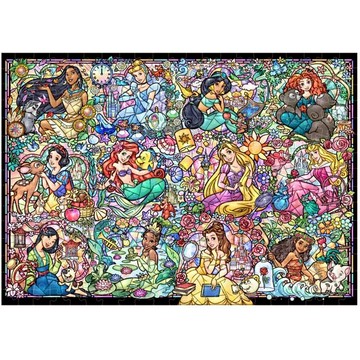 【Funbox Toys】Tenyo拼圖 D-300-057 迪士尼公主彩繪玻璃 30.5 × 43