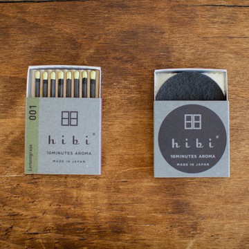 HIBI｜薰香火柴 - 檸檬草 (8入裝) 2入組