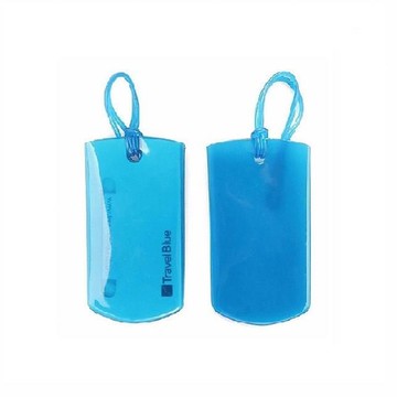 【 Travel Blue 藍旅 旅行配件 】 Jelly 果凍行李掛牌(2入/組) 藍色 TB016-BL