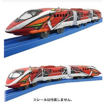 TAKARA TOMY PLARAIL 鐵道王國 EVA2 新世紀福音戰士新幹線 TP90266  混和顏色  1個  42 x 4 x 4.8cm